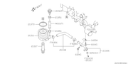 Genuine Subaru Oil Cooler Coolant Hose #807611171