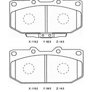 Winmax WMP351 Front Brake Pads 99-07 WRX