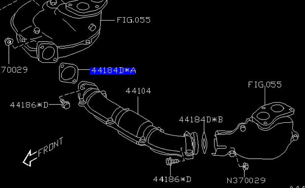 Genuine Subaru Exhaust Gasket #44011FA020