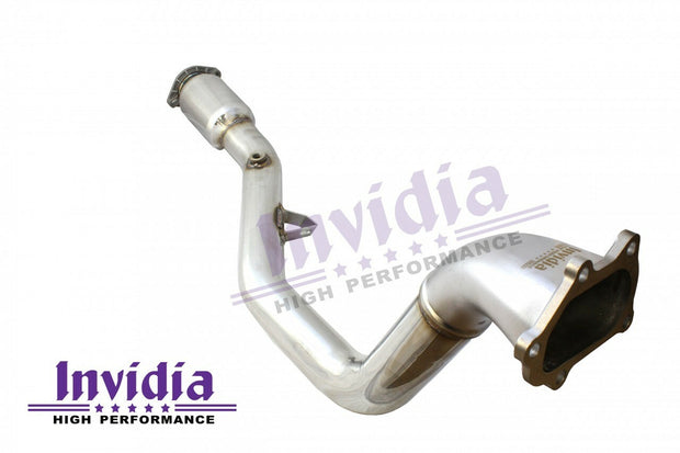 Invidia Q300 Turbo Back Exhaust Titanium Tip 08-14 WRX & STI Hatch