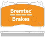 Bremtec Evolve Hybrid-Carbon High Performance DB1678 Front Brake Pads 01+ Brembo STI
