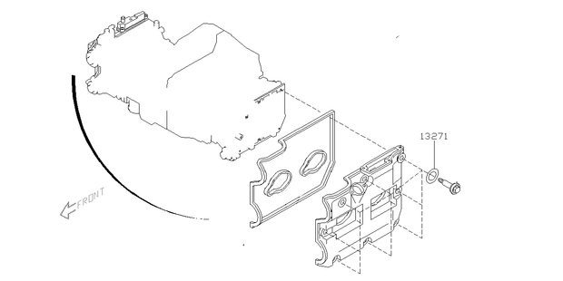 Genuine Subaru Valve Cover Bolt Seal #13271AA071