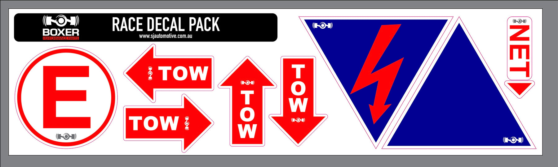 Competition Decal Packs – Boxer Performance Parts