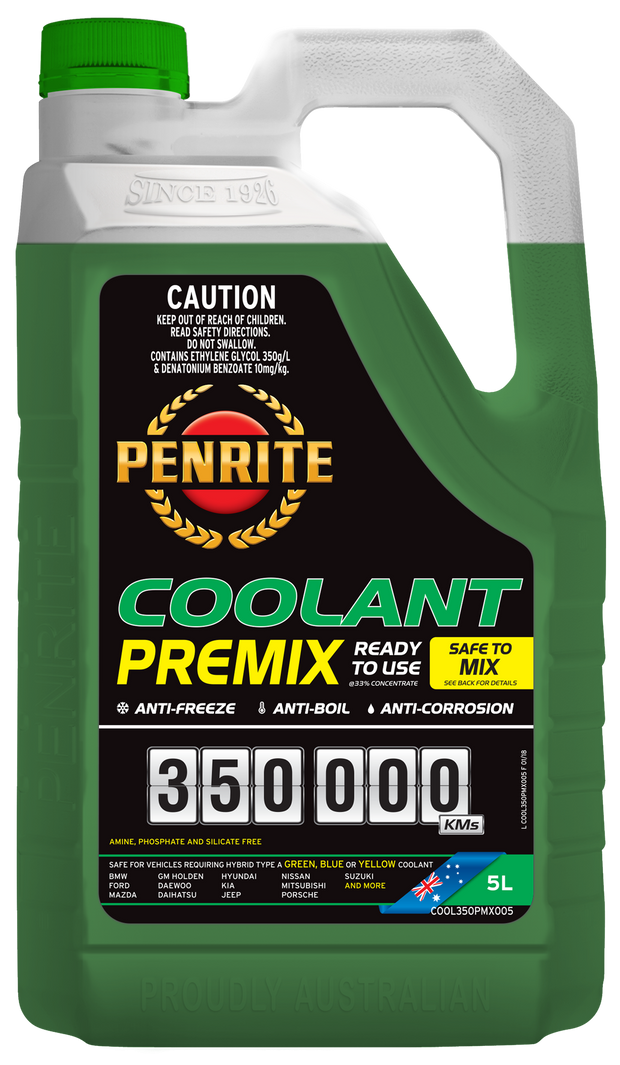 Penrite 350,000 KM Green Coolant Pre Mix 5L