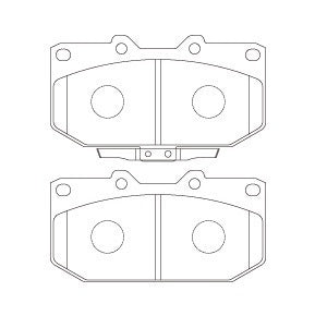 DBA DB1170 Front Brake Pads 99-00 STI 99-07 WRX  03-07 Forester XT