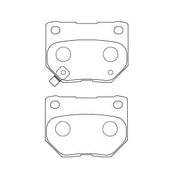 Bendix DB1220SRT Rear Brake Pads 99-07 WRX