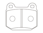 Dixcel Type Z Rear Brake Pad Brembo STI