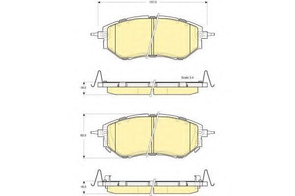 Dixcel Type Z Front Brake Pad Front Brake Pads 15+ WRX 12-18 Forester SJ 03+ Liberty 09-14 Outback 16+ Levorg