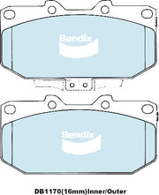 Bendix DB1170SRT Front Brake Pads 99-00 STI 99-07 WRX 03-07 Forester XT