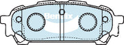 Bendix DB1672SRT Rear Brake Pads 00-07 Impreza 03-08 Forester 03-09 Liberty
