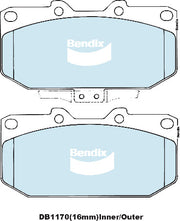 Bendix General DB1170GCT Front Brake Pads 99-00 STI 99-07 WRX 03-07 Forester XT