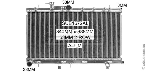 Koyorad Aluminium Radiator 2003-07 Impreza WRX & STI