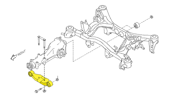 Genuine Subaru Rear Differential Member Assy  #41310AG023