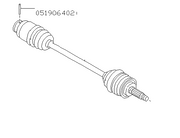 Genuine Subaru Driveshaft Pin #051906402