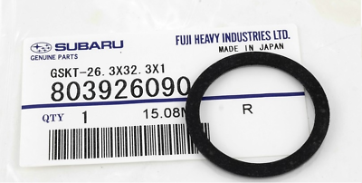 Genuine Subaru Manual Transmission Plug Gasket #803926090
